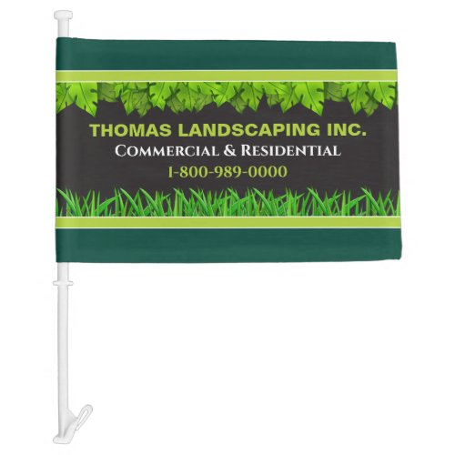 Landscaping Lawn Care Sign for your Work Truck  Car Flag