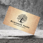 Landscaping & Lawn Care Tree Logo Vintage Gold Business Card<br><div class="desc">Landscaping & Lawn Care Professional Tree Logo Vintage Gold Business Card.</div>