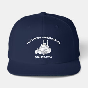 Landscaping Lawn Mowing Business Personalized Hat