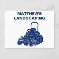 Landscaping Lawn Mowing Business Promotional