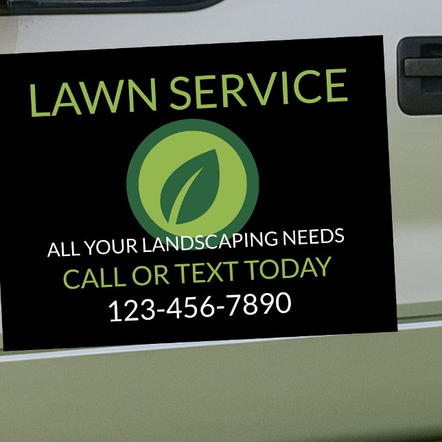 Landscaping & Lawn Service Professional Car Magnet (Creator Uploaded)
