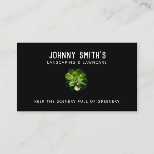 Landscaping & Lawncare Slogans Business Cards Zazzle