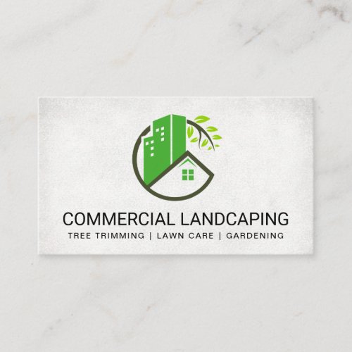 Landscaping Logo  Gardening Business Card
