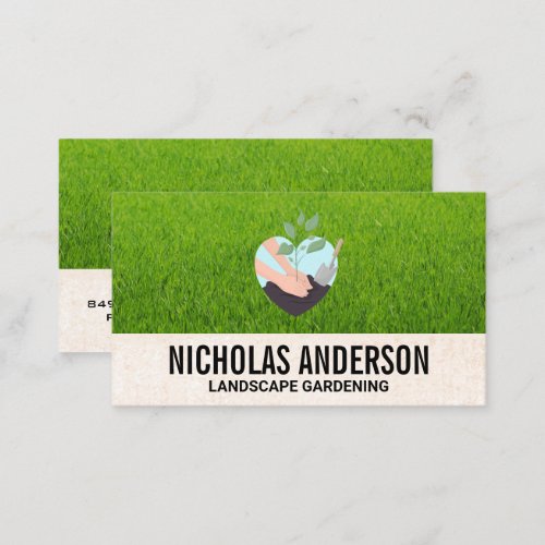 Landscaping Planting Tree Business Card