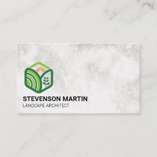 Landscaping Plants Garden Logo Business Card