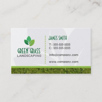 Landscaping Professional Business Card by wrkdesigns at Zazzle