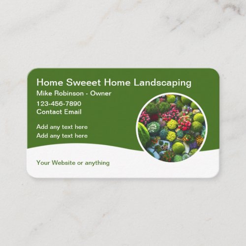 Landscaping Professional Services Business Cards