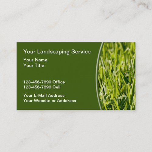 Landscaping Residential Services Business Card