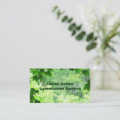 Landscaping Service Business Card (Standing Front)