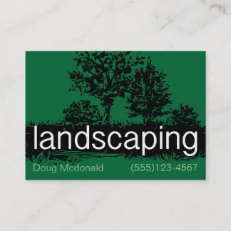 Landscaping Service Business card template