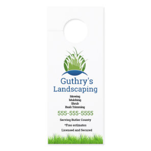 Landscaping Service Door Hanger