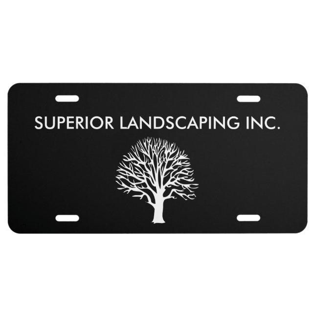 Landscaping Service License Plate (Front)