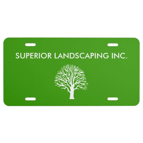 Landscaping Service License Plate