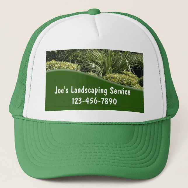 Landscaping Service Template Trucker Hat (Front)
