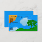 Landscaping Services Business Cards (Front/Back)