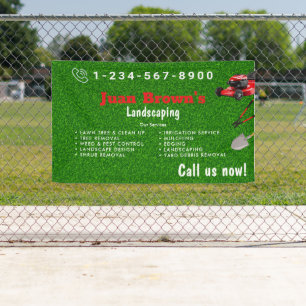 Landscaping Services   Lawn Care & Garden Design Banner