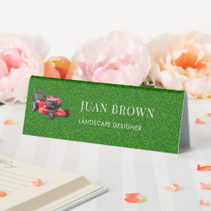Landscaping Services   Lawn Care & Garden Design Table Tent