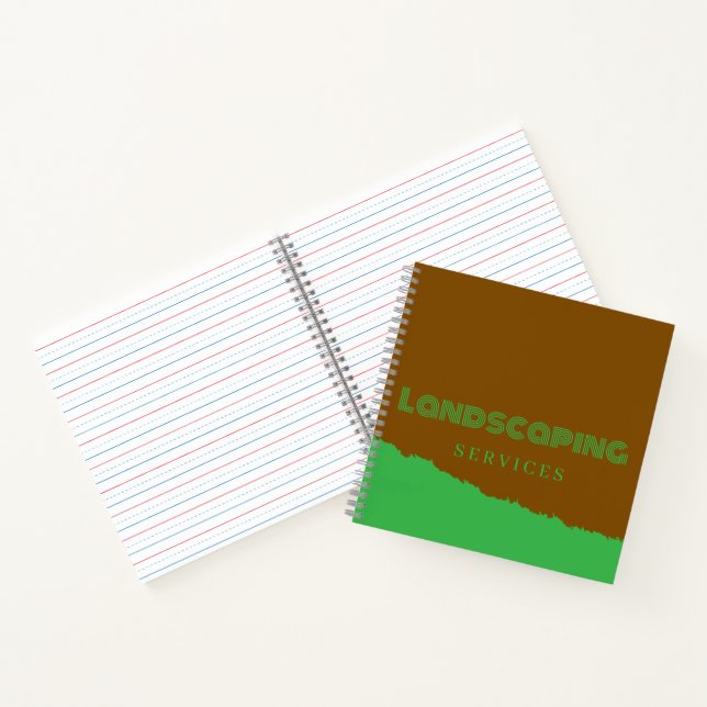 Landscaping Services Notebook (Inside)