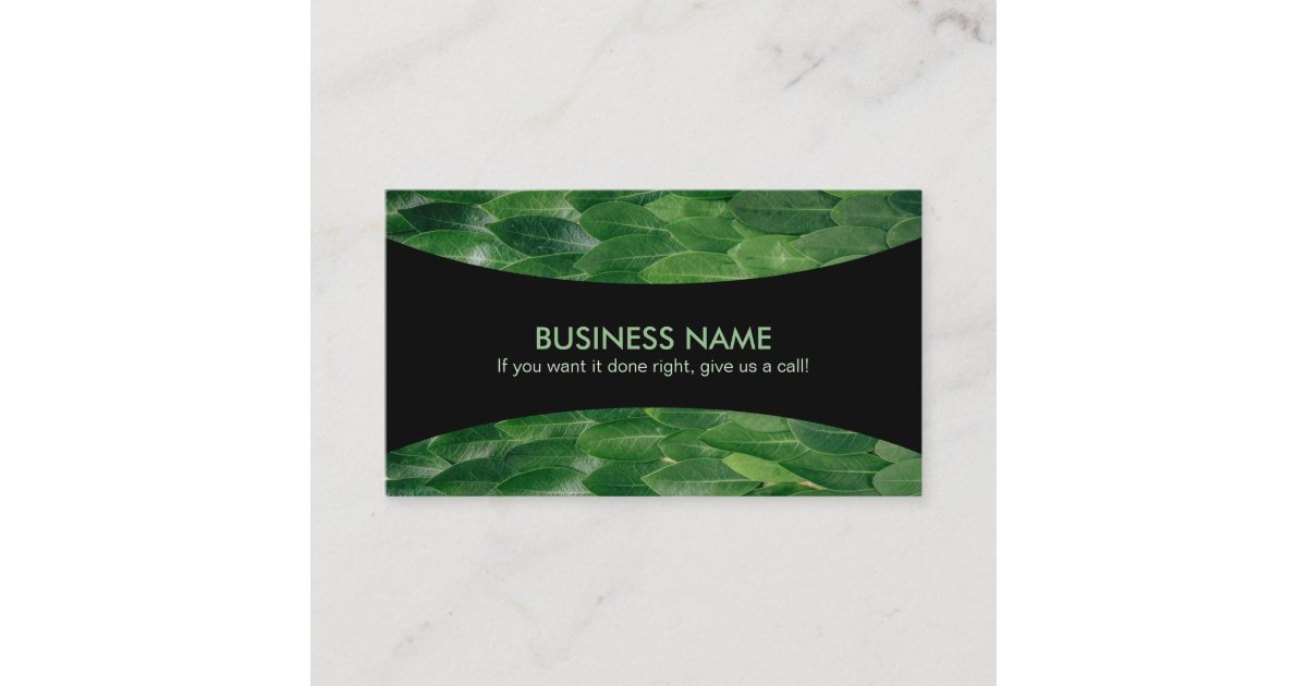 Landscaping Slogans Business Cards Zazzle