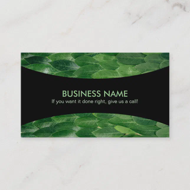 Landscaping Slogans Business Cards Zazzle
