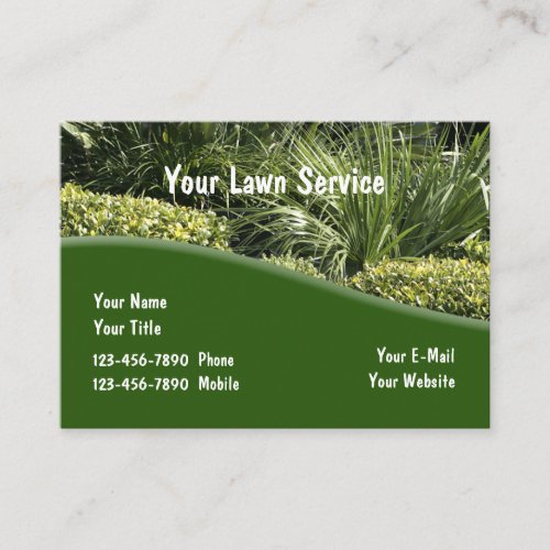 Landscaping Theme Modern Design Business Card