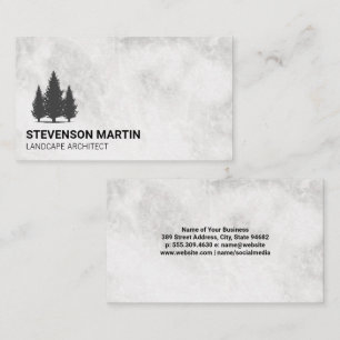 Landscaping Tree Logo Business Card