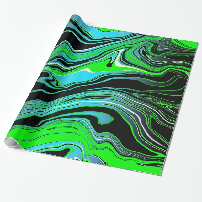 Landscaping Wrapping Paper (Unrolled)