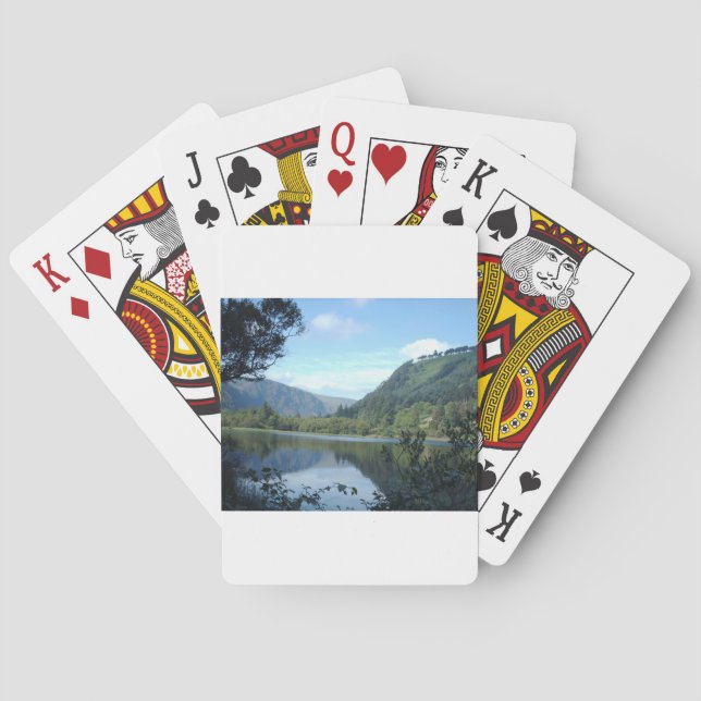 Landschaft, Glendalough Poker Cards (Back)