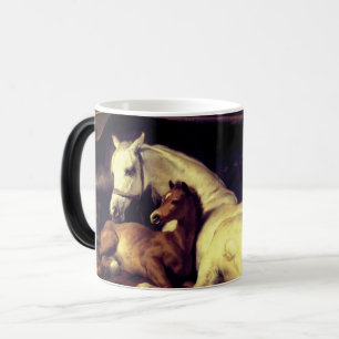 Landseer Horses Color Morph Mug