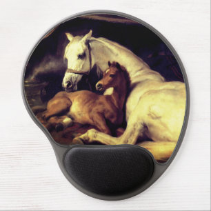 Landseer Horses Gel Mouse Pad
