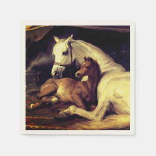Landseer Horses Napkins