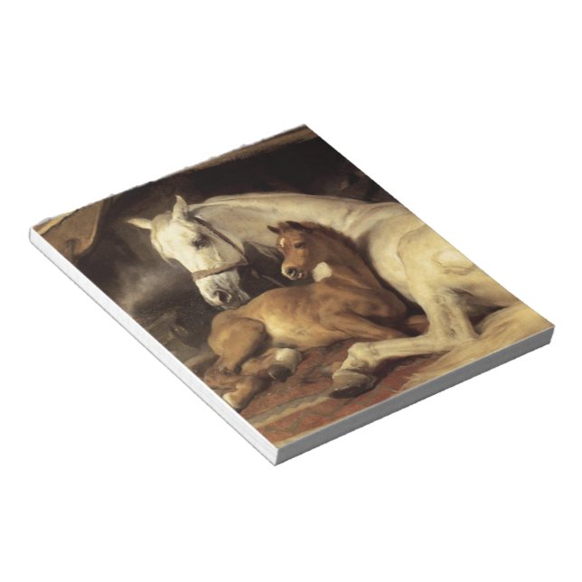 Landseer Horses Notepad (Angled)