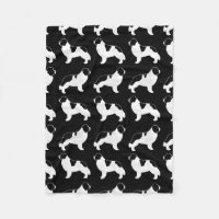 Landseer Newfoundland Dog Silhouettes Pattern