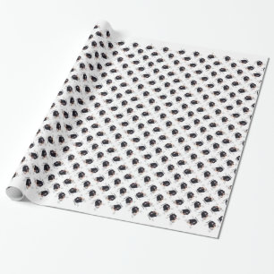 Landseer Newfoundland History; I love Newfies Wrapping Paper