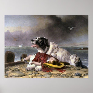 Landseer Saved Poster