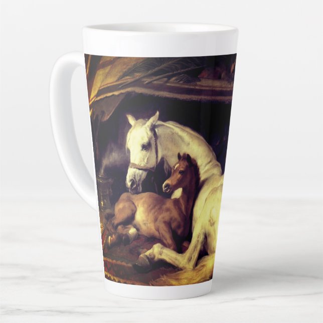 Landseer The Arab Tent Latte Mug (Left Angle)