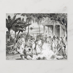 Landu Dance Postcard