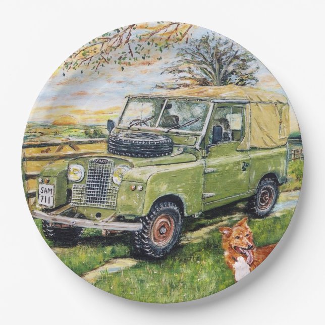 Landy Truck Party Plates (Front)