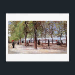 Lane at the Jardin du Luxembourg, Vincent van Gogh Postcard<br><div class="desc">Lane at the Jardin du Luxembourg, Vincent van Gogh. Paris, June-July 1886. Oil on canvas, 27.5 x 46 cm. Williamstown, MA, Sterling and Francine Clark Art Institute. F 223, JH 1111 Vincent Willem van Gogh (30 March 1853 – 29 July 1890) was a Dutch Post-Impressionist artist. Some of his paintings...</div>