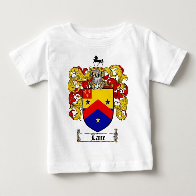 LANE FAMILY CREST -  LANE COAT OF ARMS BABY T-Shirt (Front)