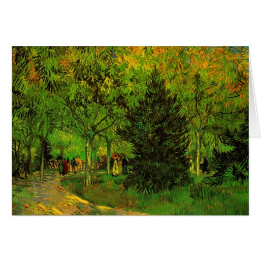 Lane in Public Garden Arles Van Gogh Fine Art (Front Horizontal)
