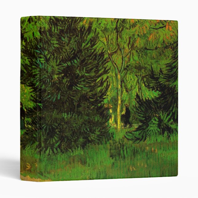 Lane in Public Garden Arles Van Gogh Fine Art Binder (Front/Spine)