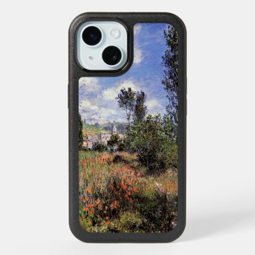Lane in the Poppy Field by Claude Monet iPhone 15 Case