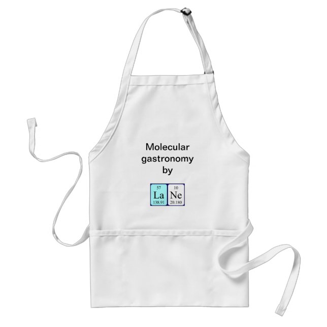Lane periodic table name apron (Front)