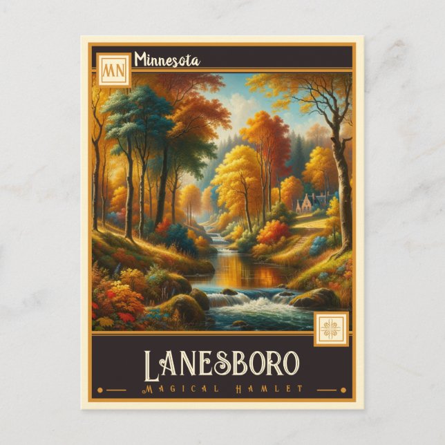 Lanesboro, Minnesota  | Vintage Postcard (Front)