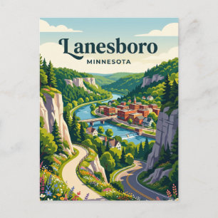 Lanesboro USA Postcard