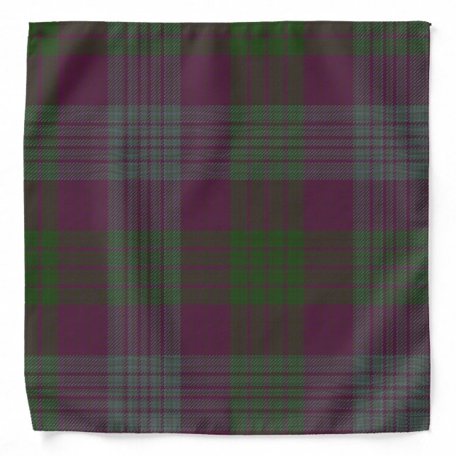 Lang Clan Tartan Bandana (Front)