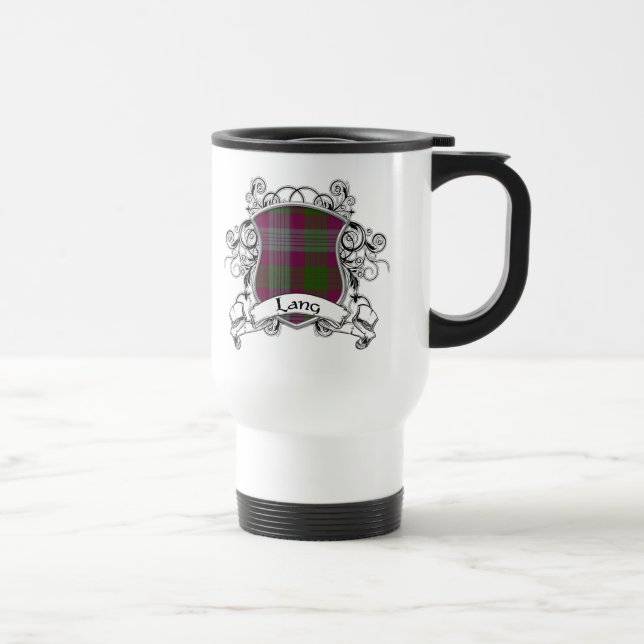 Lang Tartan Shield Travel Mug (Right)
