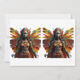 Langa Vuma Fairy Tank Top Holiday Card