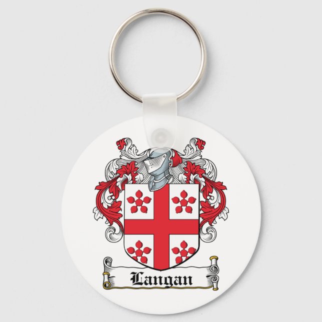 Langan Family Crest Keychain (Front)